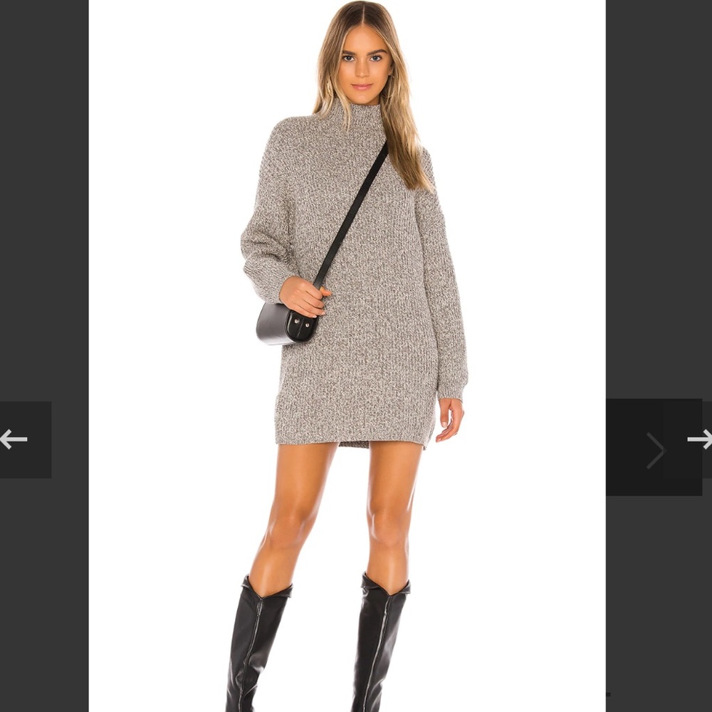 Tularosa Djuna Sweater Dress - Gray - Size XXS